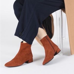 Vagabond Joyce suede flat ankle boots